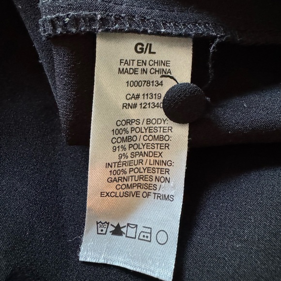 Dynamite Long Sleeve Deep V-neck Dress Size Large - Picture 7 of 10